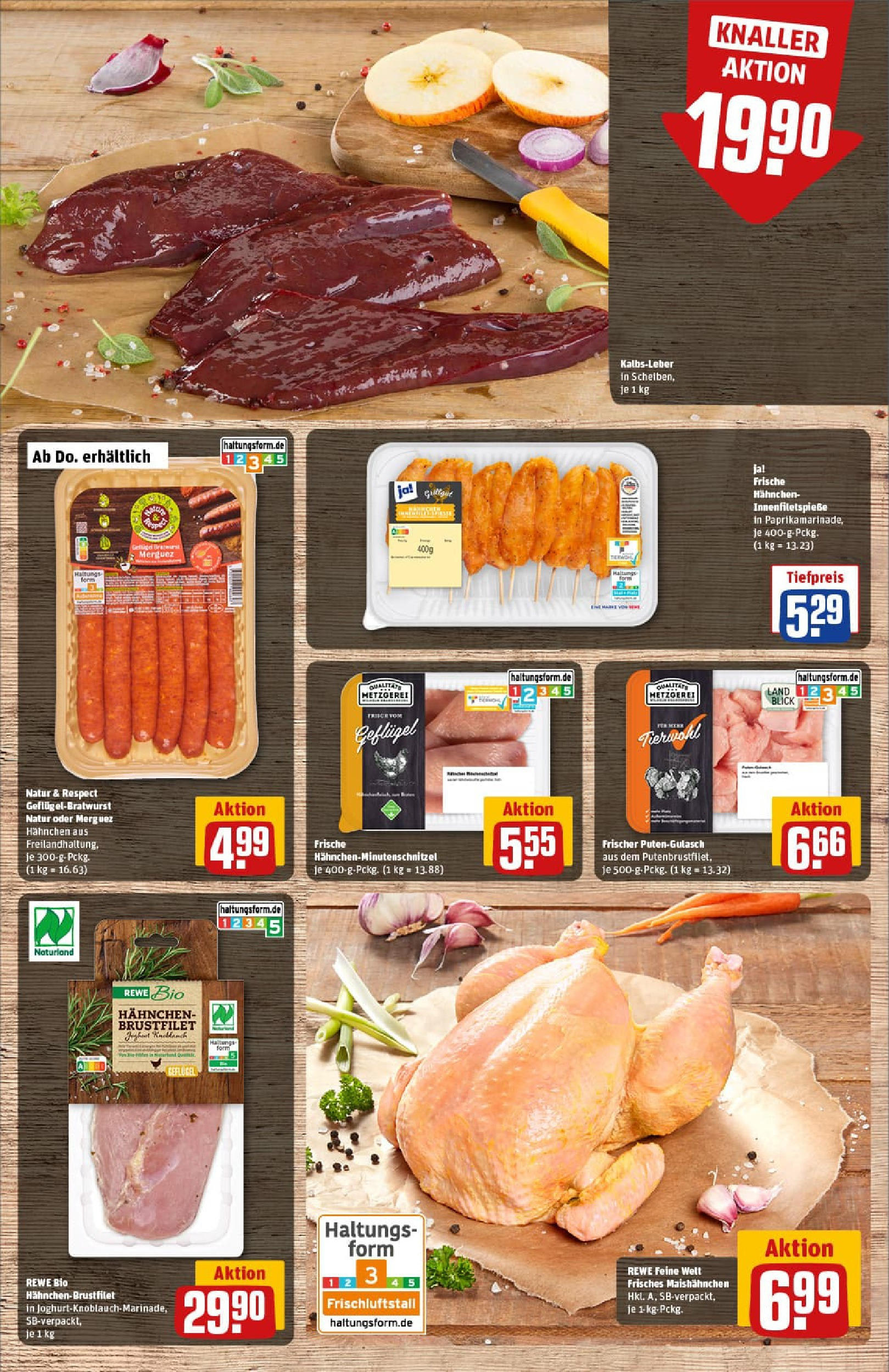 REWE Prospekt ab 07.09.2025 zum Blättern » Angebote | Seite: 11 | Produkte: Hahnchen, Kalbsleber REWE Prospekt ab 07.09.2025 zum Blättern » Angebote | Seite: 11 | Produkte: Hahnchen, Kalbsleber