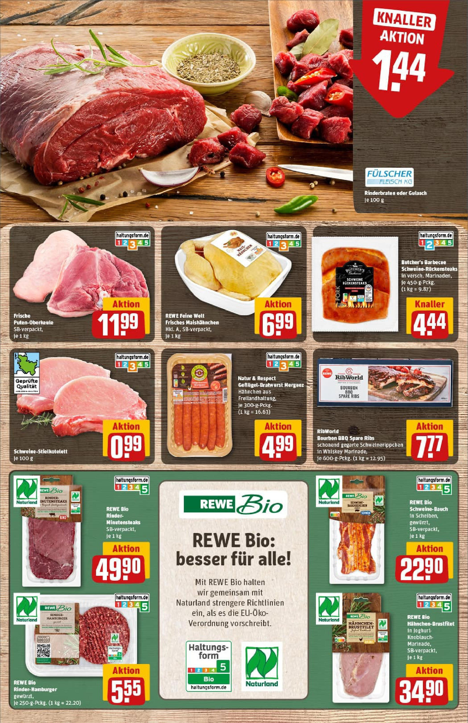 REWE Prospekt ab 07.09.2025 zum Blättern » Angebote | Seite: 9 | Produkte: Hahnchen, Burger, Steak, Whiskey