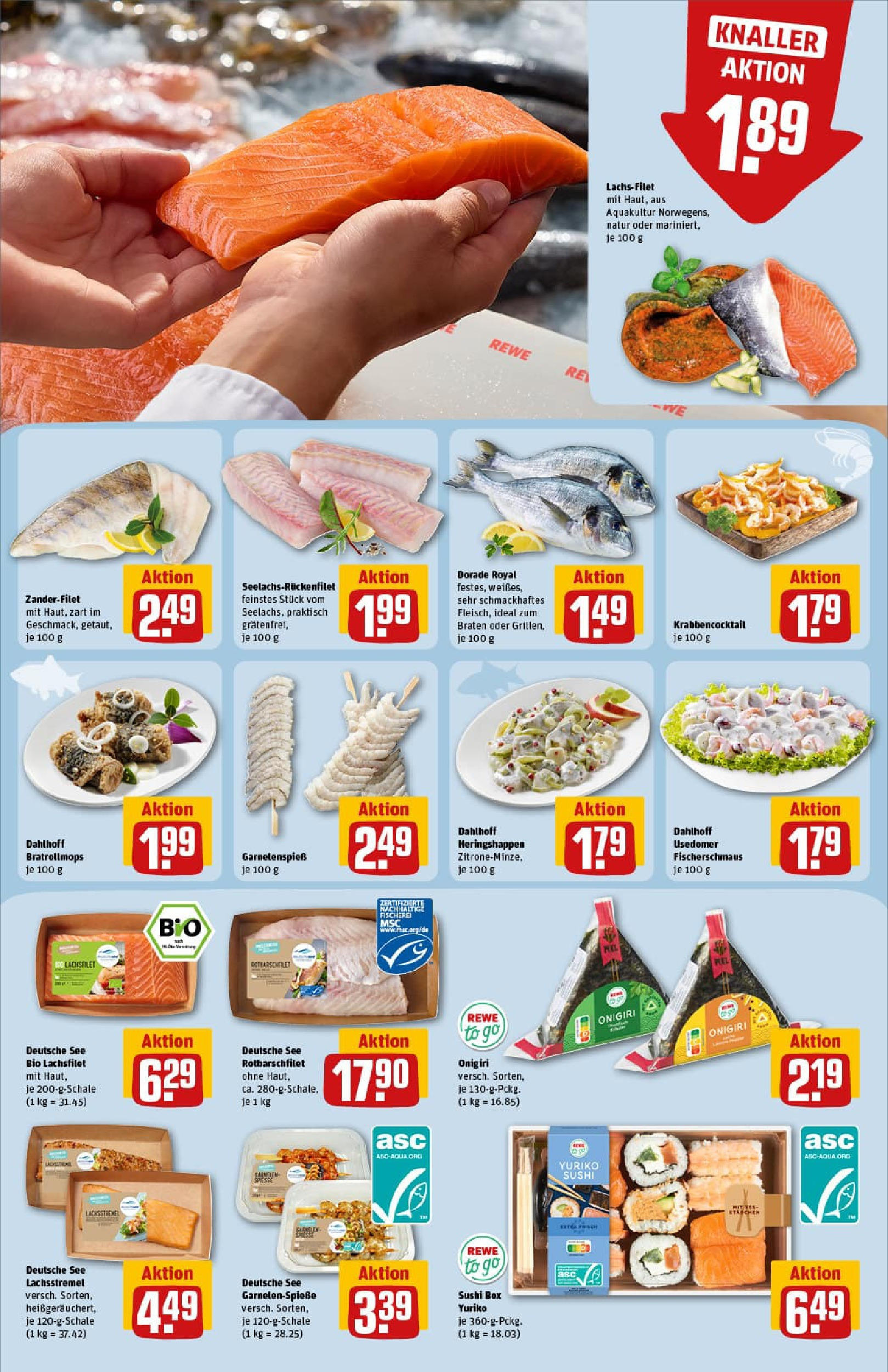 REWE Prospekt ab 07.09.2025 zum Blättern » Angebote | Seite: 12 | Produkte: Dorade, Box