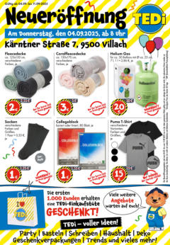 Vorschau von dem Prospekt - TEDi - TEDi - Neueröffnung in Villach gültig ab 02.09.2025