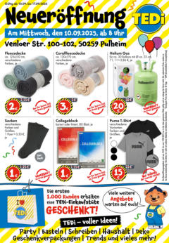 TEDi - TEDi Neueröffnung in Pulheim ab 05.09.2025 gültig