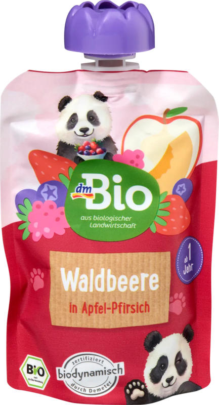dmBio Quetschbeutel Waldbeere