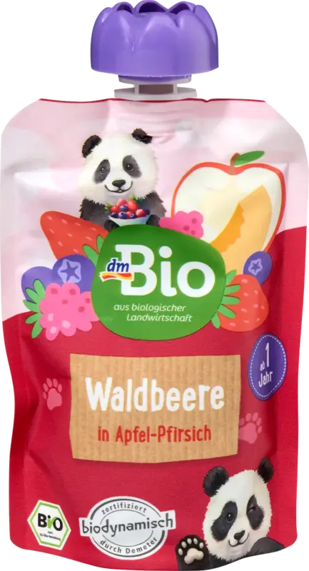 dmBio Quetschbeutel Waldbeere