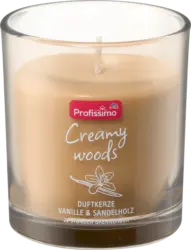 Profissimo Duftkerze im Glas Creamy Woods
