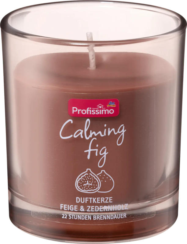 Profissimo Duftkerze im Glas Calming Fig