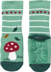 ALANA Stoppersocken mit Pilz-Motiv, grün, Gr. 25/26