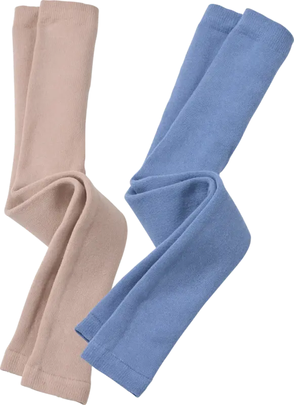 ALANA Thermo Leggings, braun + blau, Gr. 98/104