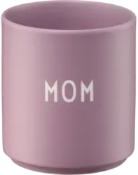 DESIGN LETTERS Lieblingsbecher aus Porzellan "MOM", lavendel (300 ml)