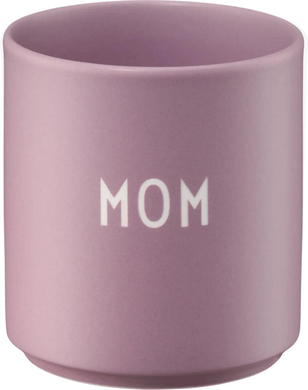 DESIGN LETTERS Lieblingsbecher aus Porzellan "MOM", lavendel (300 ml)
