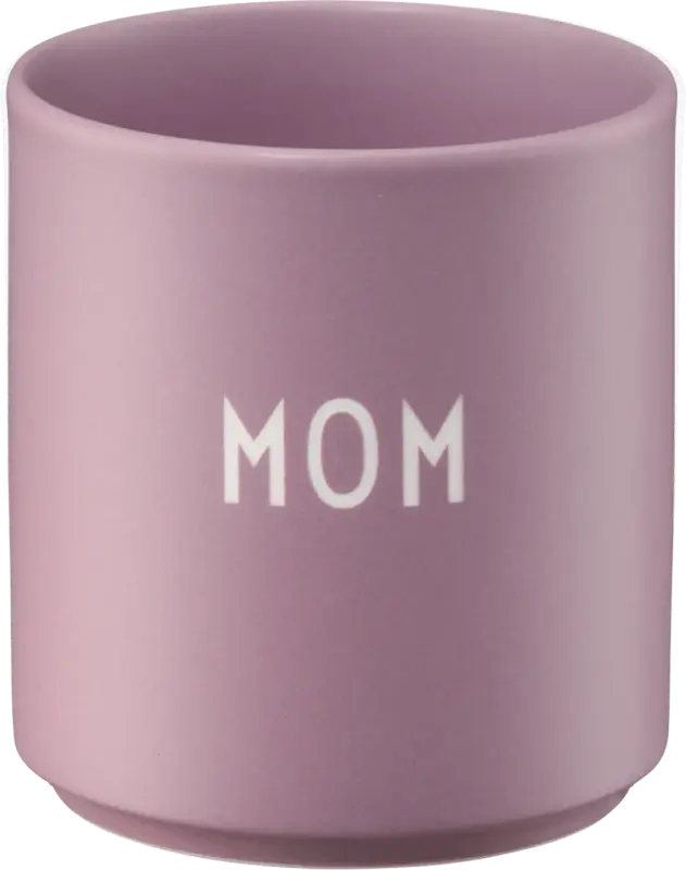 DESIGN LETTERS Lieblingsbecher aus Porzellan "MOM", lavendel (300 ml)
