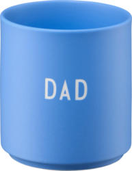 DESIGN LETTERS Lieblingsbecher aus Porzellan "DAD", himmelblau (300 ml)