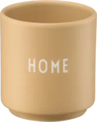 DESIGN LETTERS Espressobecher aus Porzellan "HOME", beige