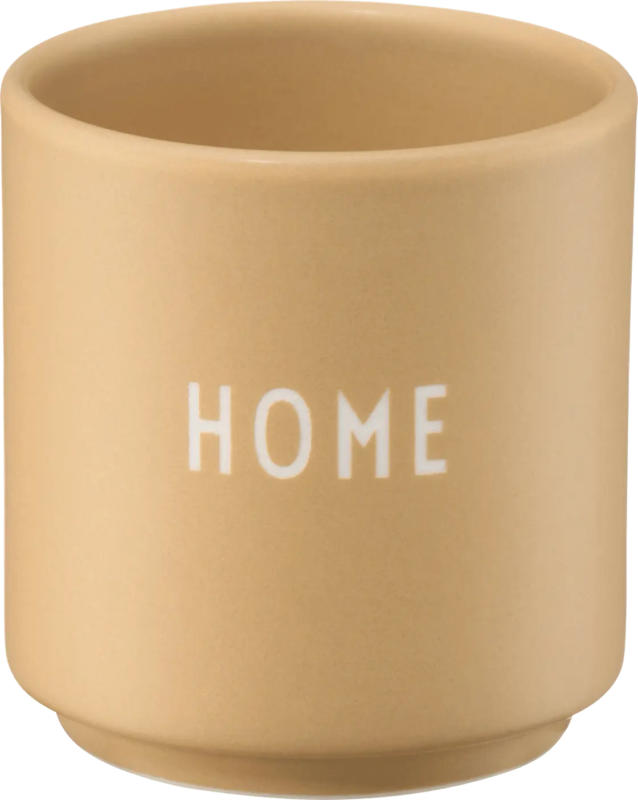 DESIGN LETTERS Espressobecher aus Porzellan "HOME", beige