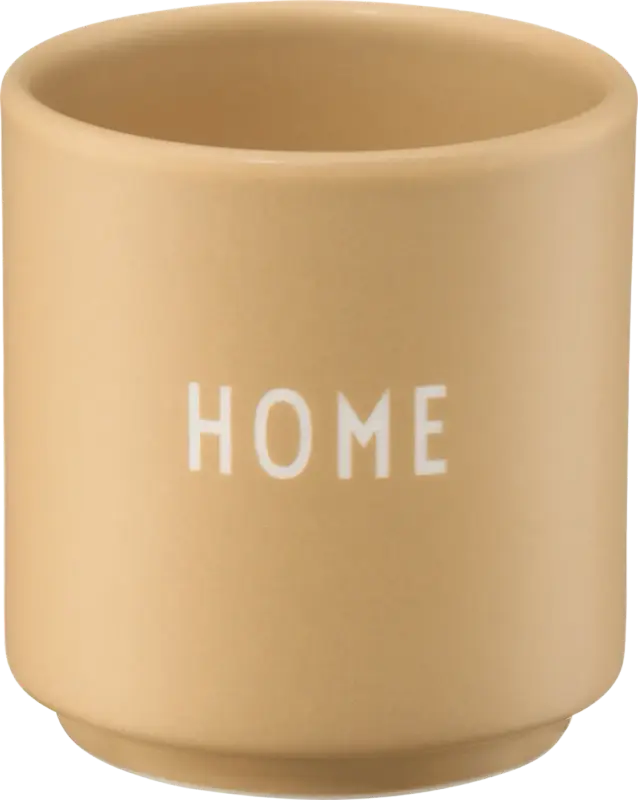 DESIGN LETTERS Espressobecher aus Porzellan "HOME", beige