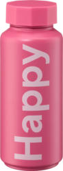 DESIGN LETTERS Thermoflasche "Happy", pink/rosa (500 ml)