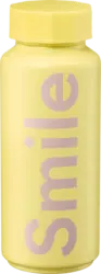 DESIGN LETTERS Thermoflasche "Smile", gelb/lavendel (500 ml)