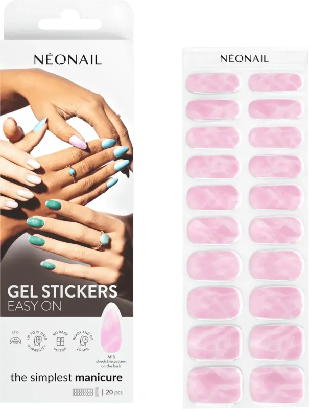 NÉONAIL Nagelfolien Gel Stickers Easy On M13