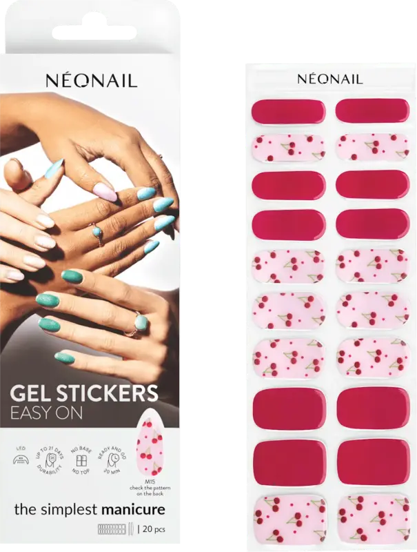 NÉONAIL Nagelfolien Gel Stickers Easy On M15