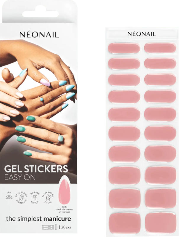 NÉONAIL Nagelfolien Gel Stickers Easy On M16