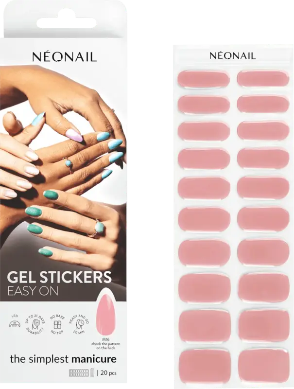 NÉONAIL Nagelfolien Gel Stickers Easy On M16
