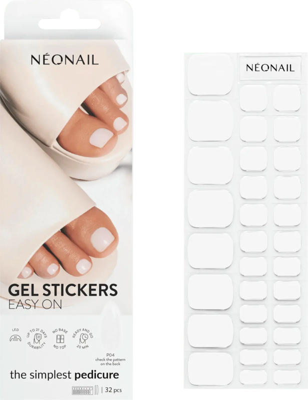 NÉONAIL Nagelfolien Gel Stickers Easy On P04