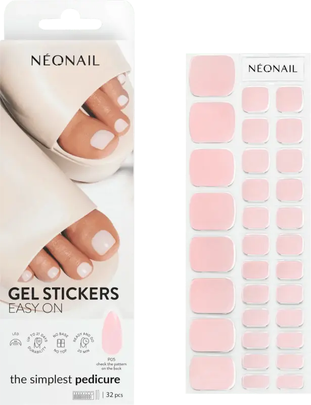 NÉONAIL Nagelfolien Gel Stickers Easy On P05