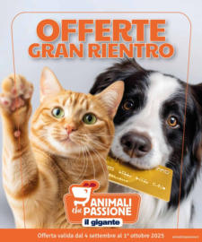 Animali che passione - Offerte Gran Rientro