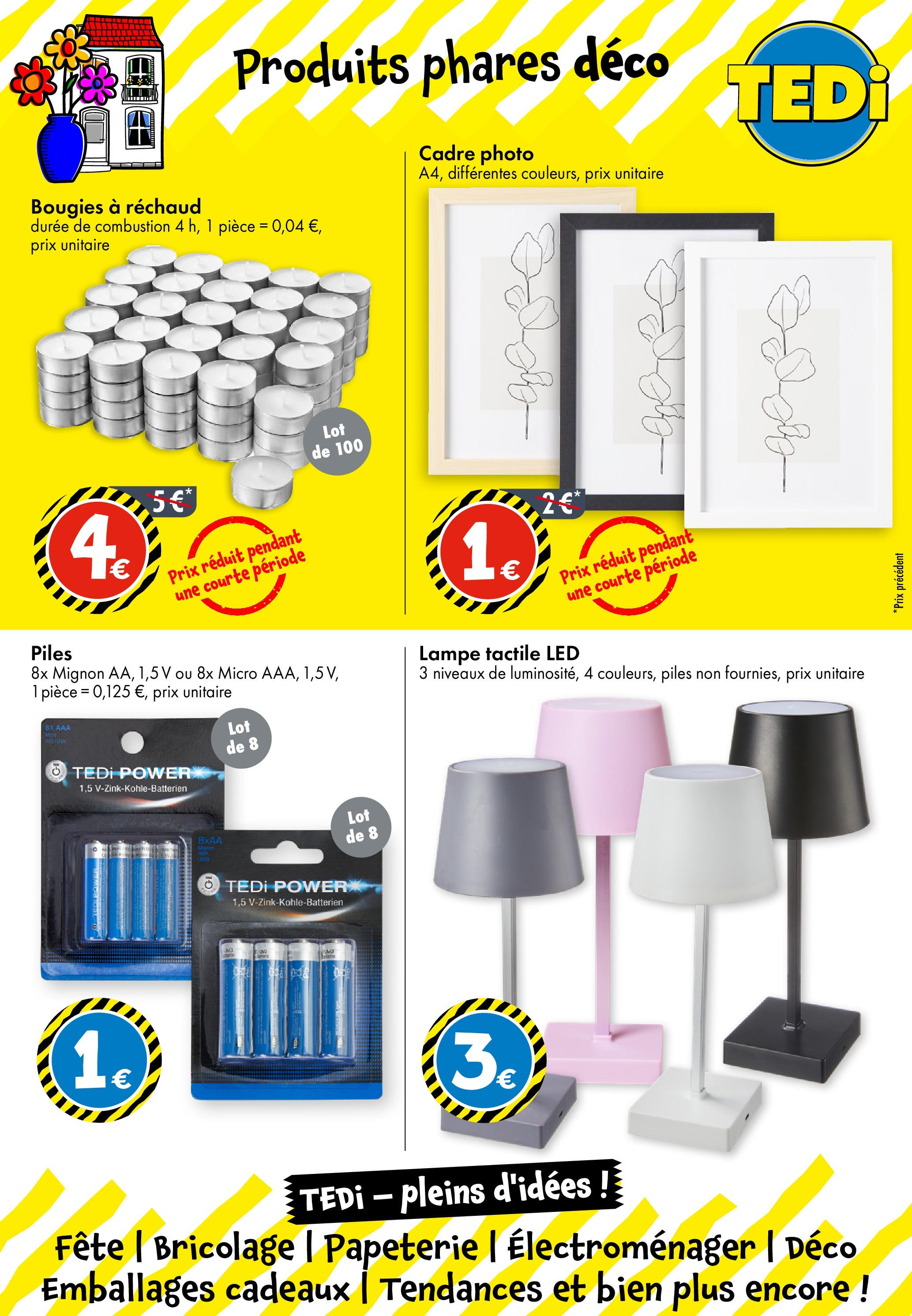 TEDi - Nouvelle Ouverture | Graulhet à partir du 05/09/2025 - promo en ligne | Page: 9 | Produits: Lampe, Piles, Cadre TEDi - Nouvelle Ouverture | Graulhet à partir du 05/09/2025 - promo en ligne | Page: 9 | Produits: Lampe, Piles, Cadre