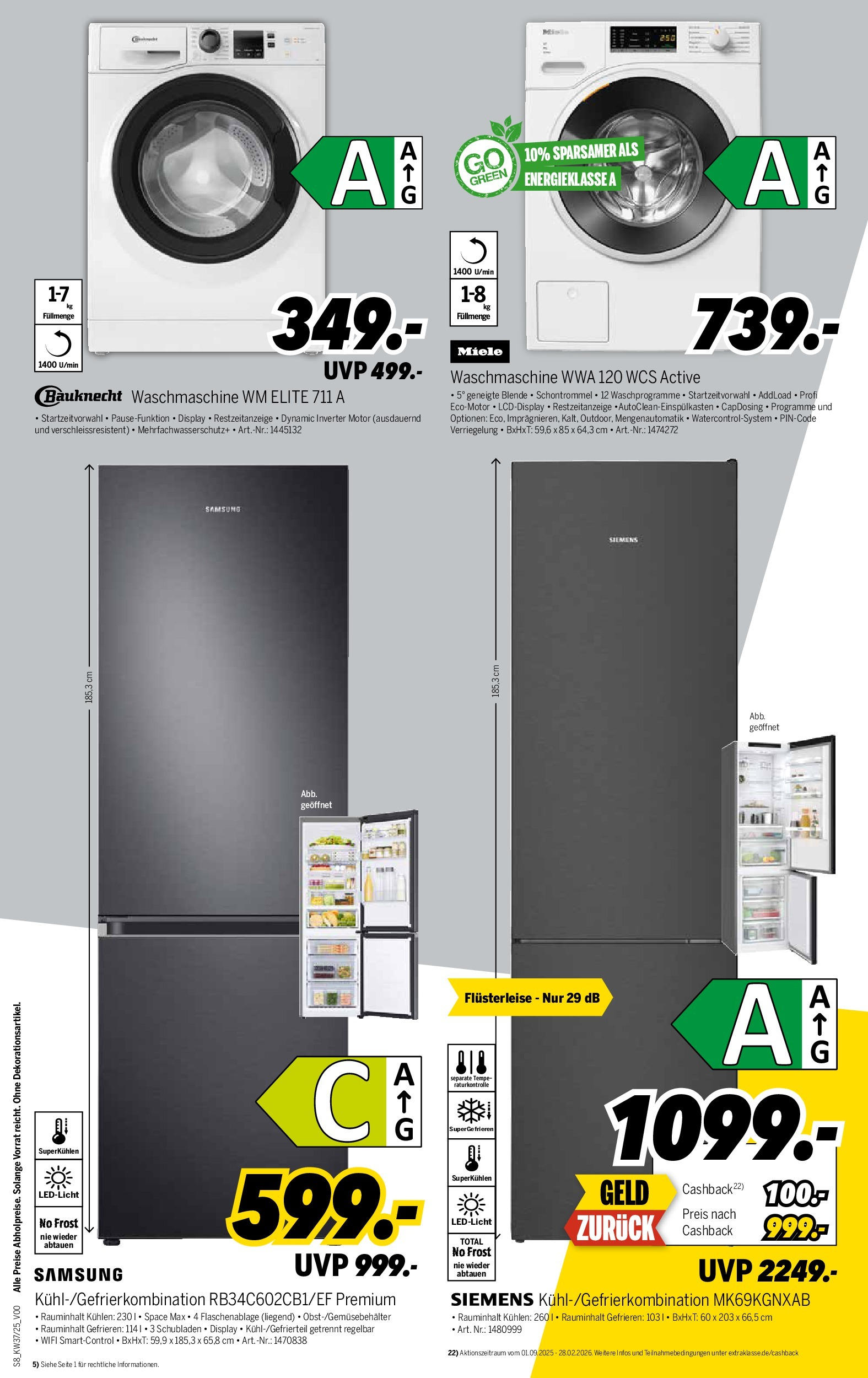 Medimax - MEDIMAX: Aktuelle Angebote (ab 04.09.2025) zum Blättern | Seite: 8 | Produkte: Miele, Siemens, Waschmaschine, Samsung Medimax - MEDIMAX: Aktuelle Angebote (ab 04.09.2025) zum Blättern | Seite: 8 | Produkte: Miele, Siemens, Waschmaschine, Samsung