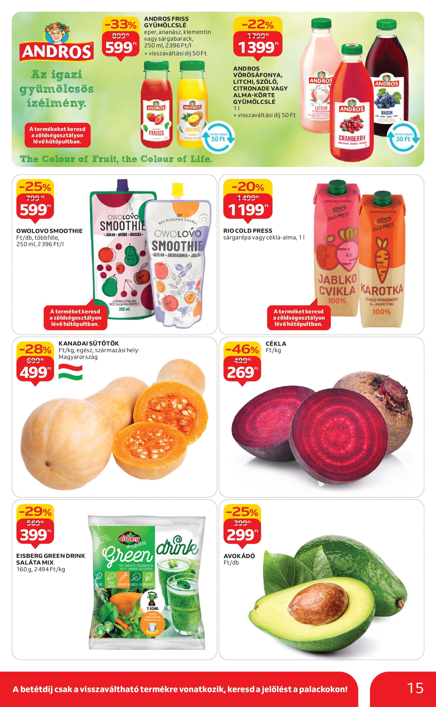 Akciós újság új Auchan - 2025.09.04. -tól/töl ⏳ | Oldal: 15 | Termékek: Cékla, Gyümölcslé, Saláta, Avokádó Auchan Akciós újság Miskolc - 2025.09.04. -tól/töl > akció, lapozható szórólap 🛍️ | Oldal: 15 | Termékek: Cékla, Gyümölcslé, Saláta, Avokádó