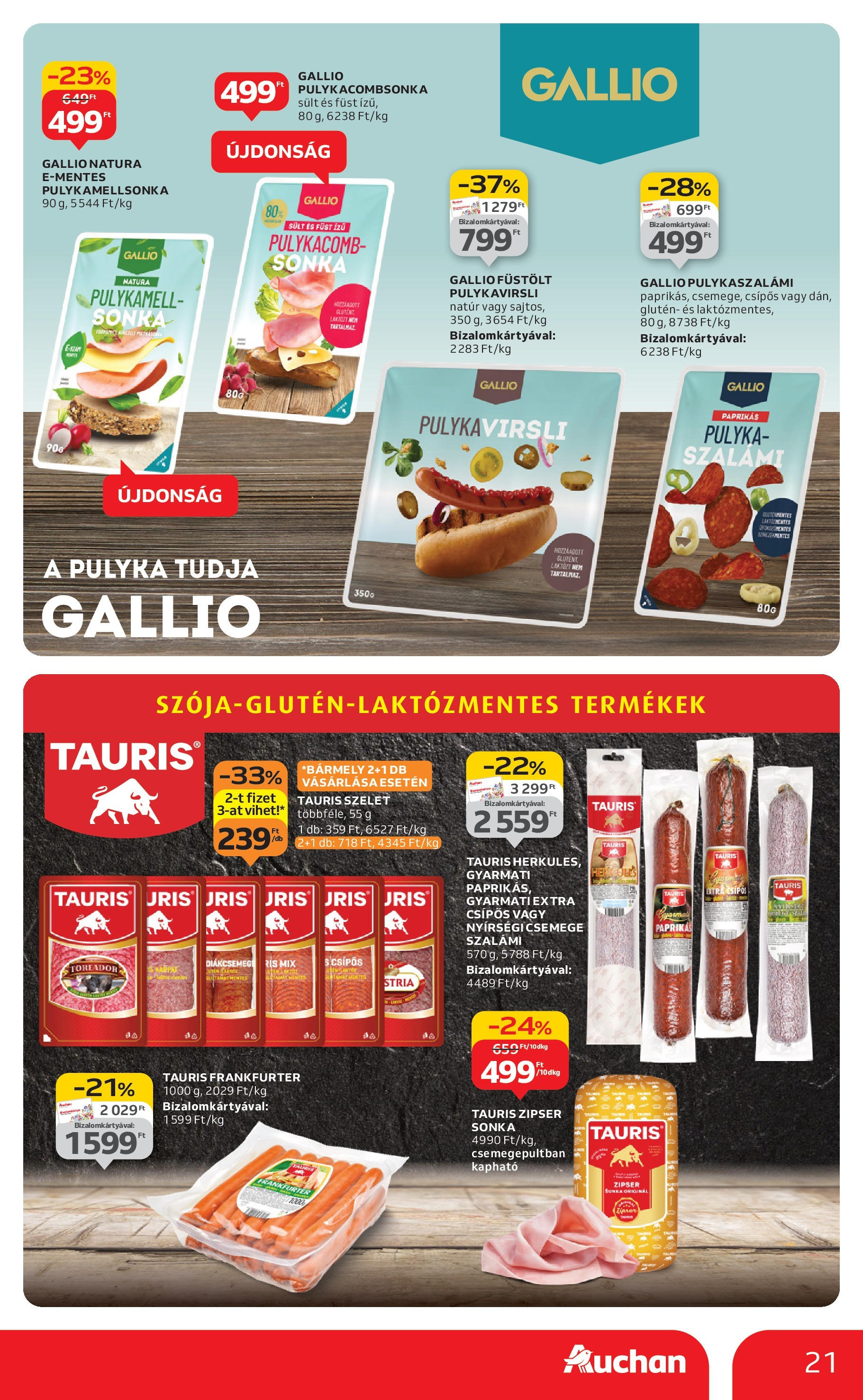 Akciós újság új Auchan - 2025.09.04. -tól/töl ⏳ | Oldal: 21 | Termékek: Diákcsemege, Sonka, Szalámi, Gluténmentes Auchan Akciós újság Miskolc - 2025.09.04. -tól/töl > akció, lapozható szórólap 🛍️ | Oldal: 21 | Termékek: Diákcsemege, Sonka, Szalámi, Gluténmentes