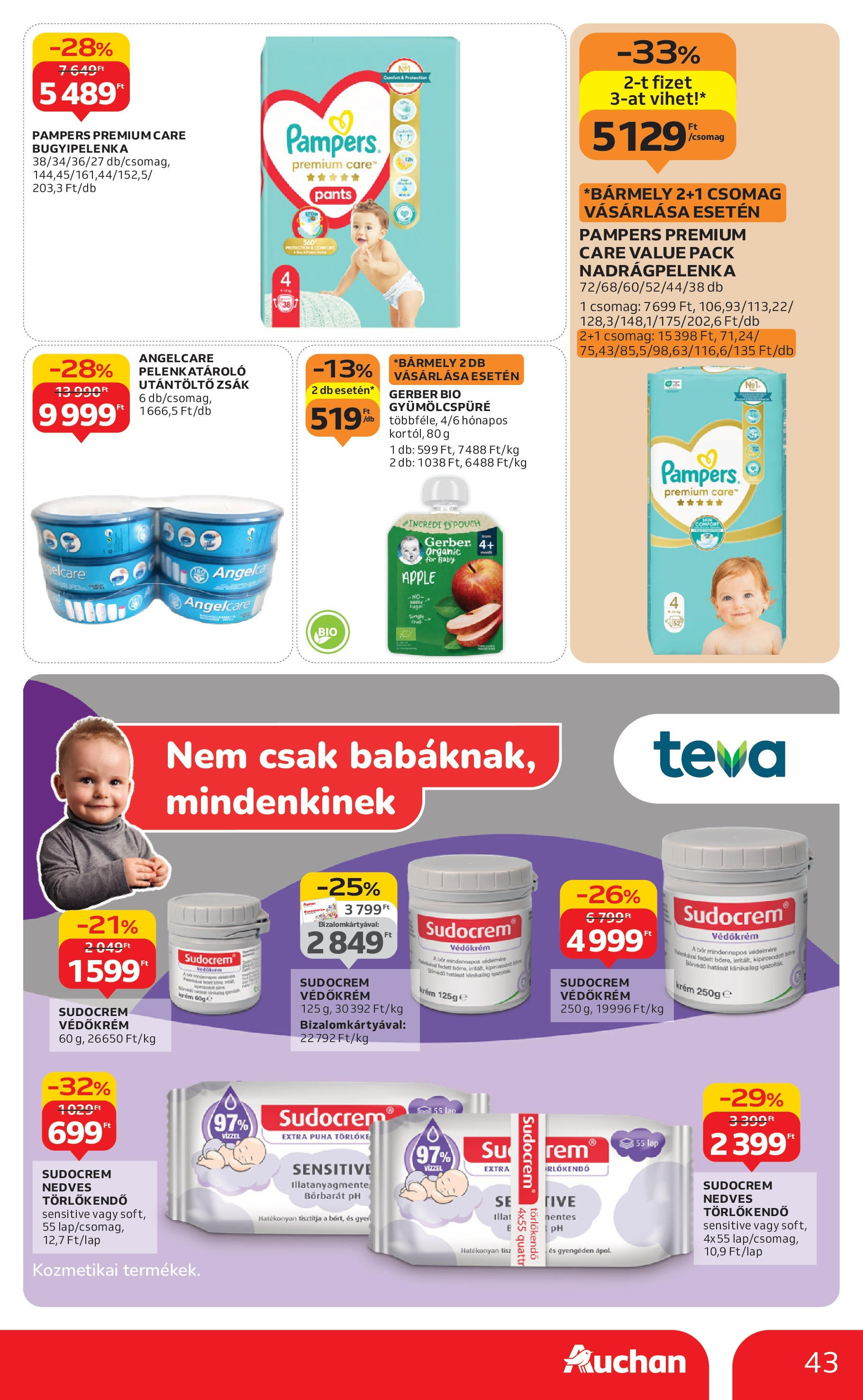 Akciós újság új Auchan - 2025.09.04. -tól/töl ⏳ | Oldal: 43 | Termékek: Pampers, Törlőkendő, Nedves törlőkendő, Bor Auchan Akciós újság Miskolc - 2025.09.04. -tól/töl > akció, lapozható szórólap 🛍️ | Oldal: 43 | Termékek: Pampers, Törlőkendő, Nedves törlőkendő, Bor