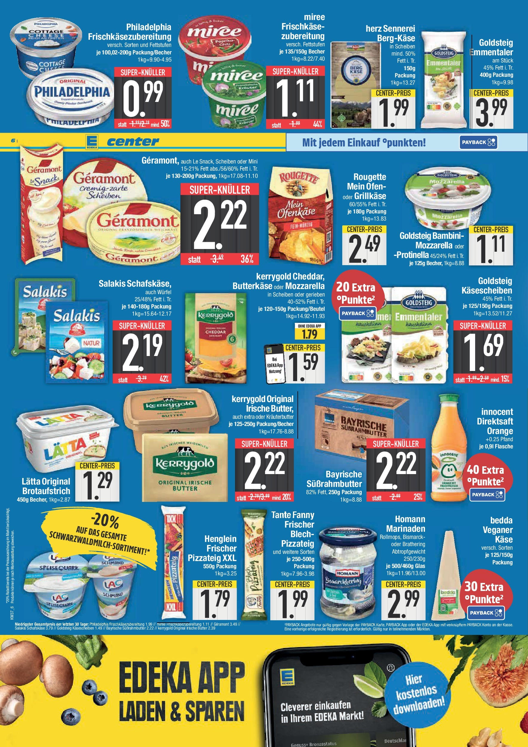 Edeka prospekt München (ab 07.09.2025) » Angebote Online | Seite: 6 | Produkte: Salakis, Pizza, Speisequark, Schafskase Edeka prospekt München (ab 07.09.2025) » Angebote Online | Seite: 6 | Produkte: Salakis, Pizza, Speisequark, Schafskase