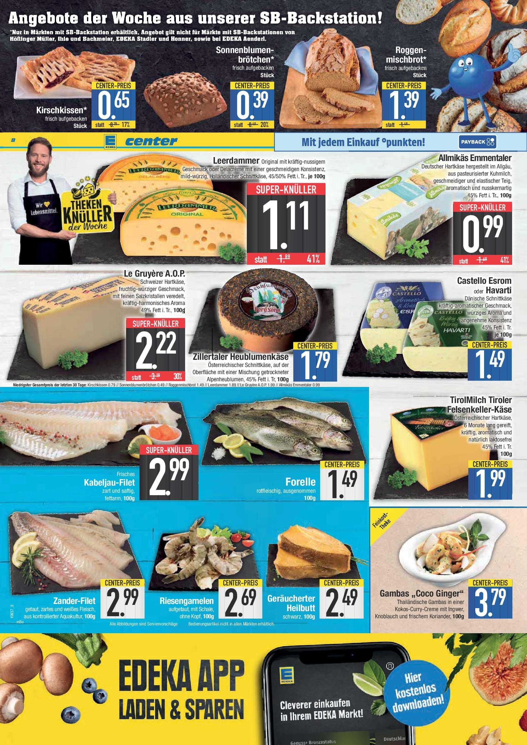 Edeka prospekt München (ab 07.09.2025) » Angebote Online | Seite: 8 | Produkte: Theke, Leerdammer, Knoblauch Edeka prospekt München (ab 07.09.2025) » Angebote Online | Seite: 8 | Produkte: Theke, Leerdammer, Knoblauch