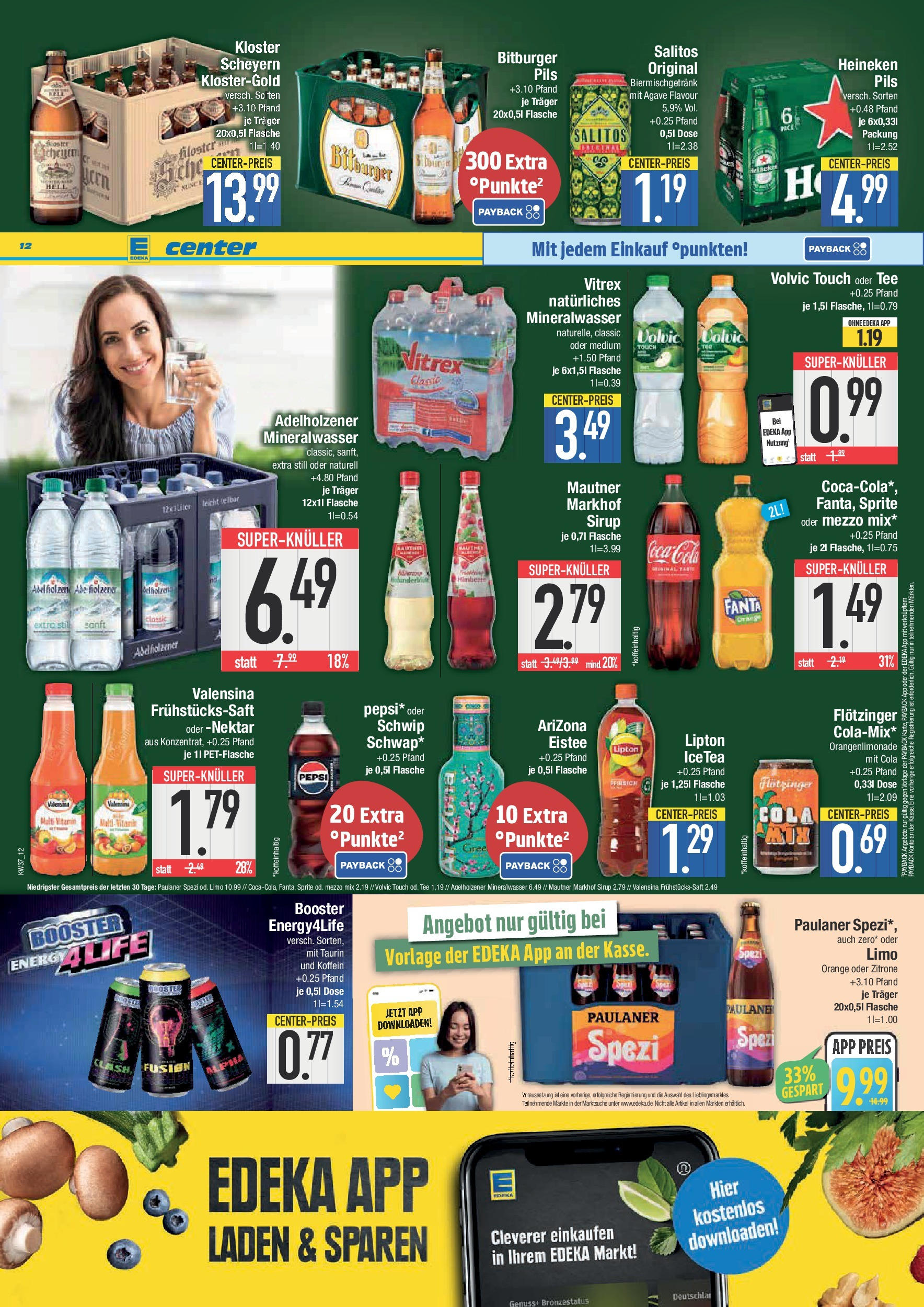 Edeka prospekt München (ab 07.09.2025) » Angebote Online | Seite: 12 | Produkte: Bitburger, Energy, Mineralwasser, Volvic Edeka prospekt München (ab 07.09.2025) » Angebote Online | Seite: 12 | Produkte: Bitburger, Energy, Mineralwasser, Volvic