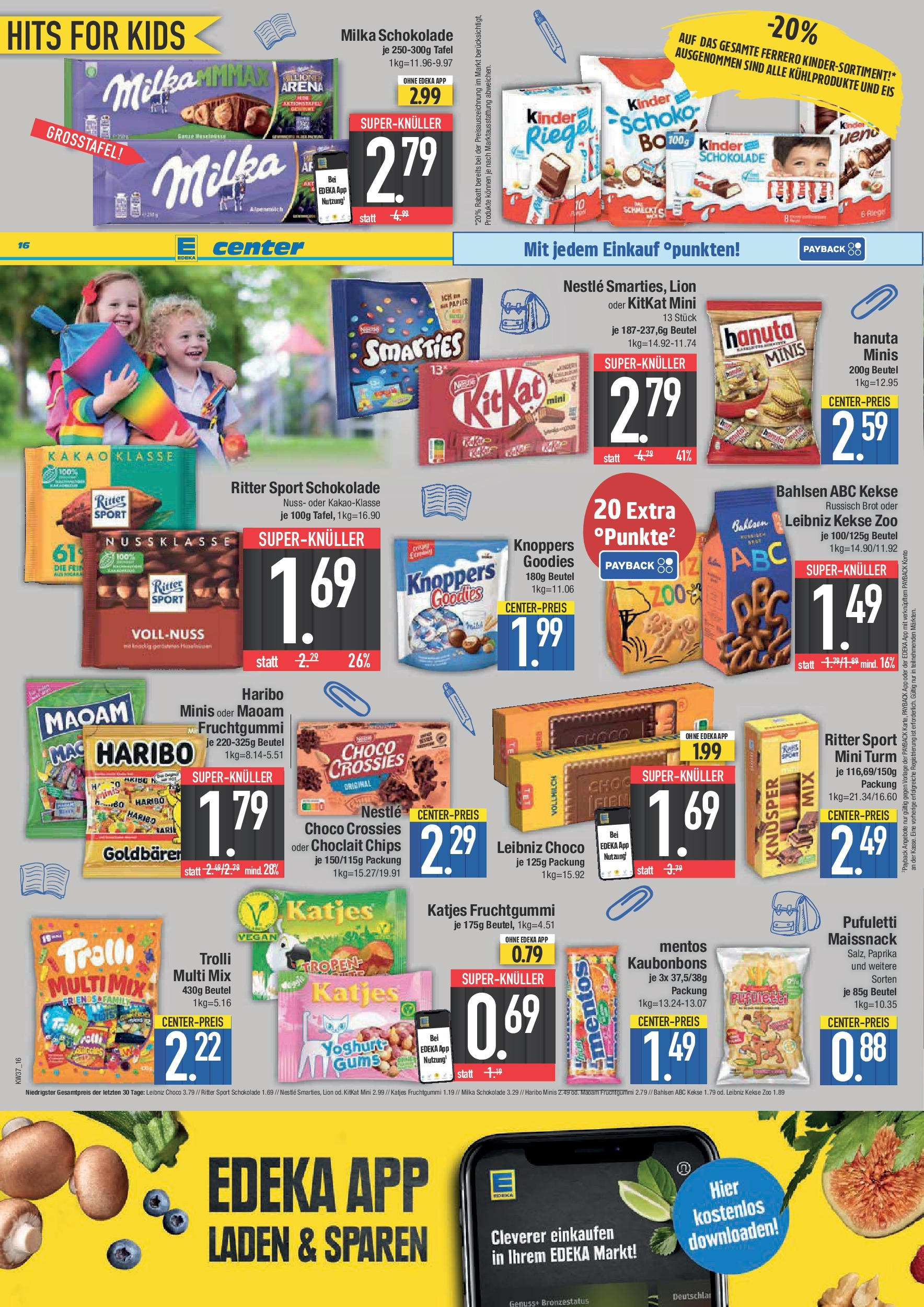 Edeka prospekt München (ab 07.09.2025) » Angebote Online | Seite: 16 | Produkte: Milka schokolade, Ritter sport, Milka, Paprika Edeka prospekt München (ab 07.09.2025) » Angebote Online | Seite: 16 | Produkte: Milka schokolade, Ritter sport, Milka, Paprika