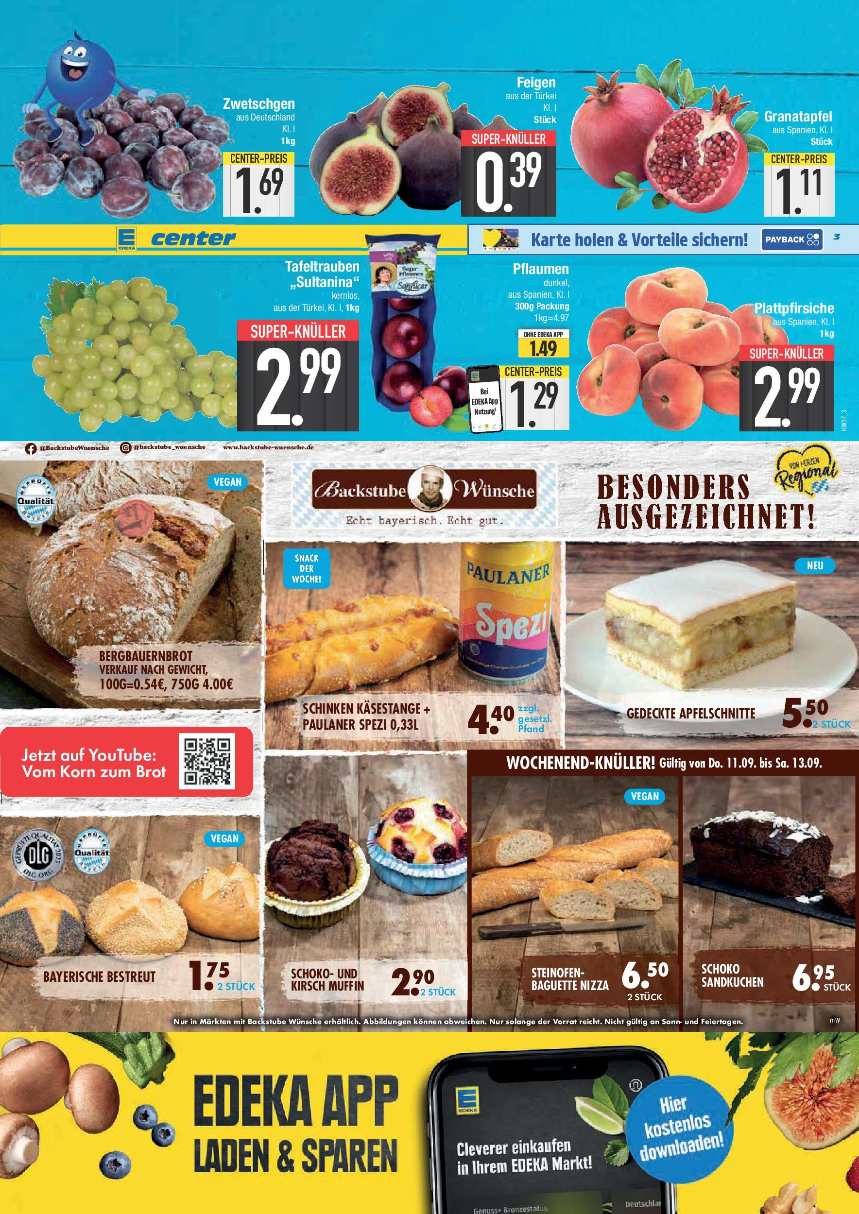 Edeka prospekt München (ab 07.09.2025) » Angebote Online | Seite: 3 | Produkte: Baguette, Zwetschgen, Apple, Brot Edeka prospekt München (ab 07.09.2025) » Angebote Online | Seite: 3 | Produkte: Baguette, Zwetschgen, Apple, Brot