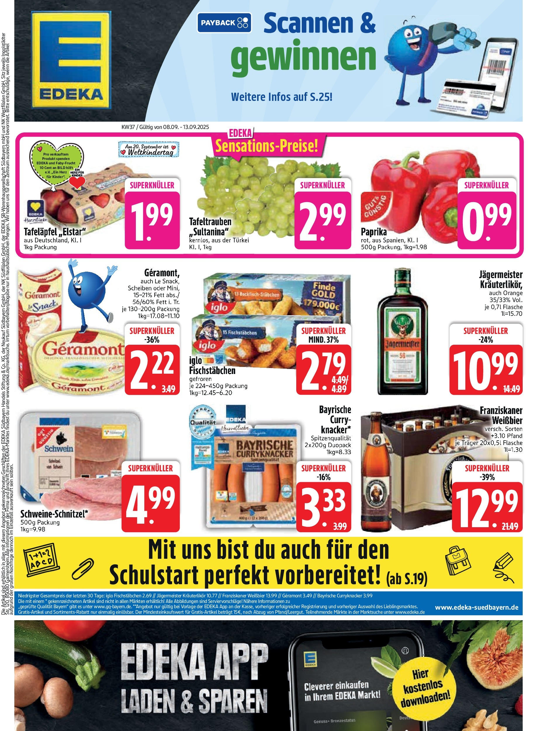 Edeka prospekt Bodenwöhr (ab 07.09.2025) » Angebote Online | Seite: 3 | Produkte: Franziskaner, Weißbier, Apple, Fischstabchen Edeka prospekt Bodenwöhr (ab 07.09.2025) » Angebote Online | Seite: 3 | Produkte: Franziskaner, Weißbier, Apple, Fischstabchen