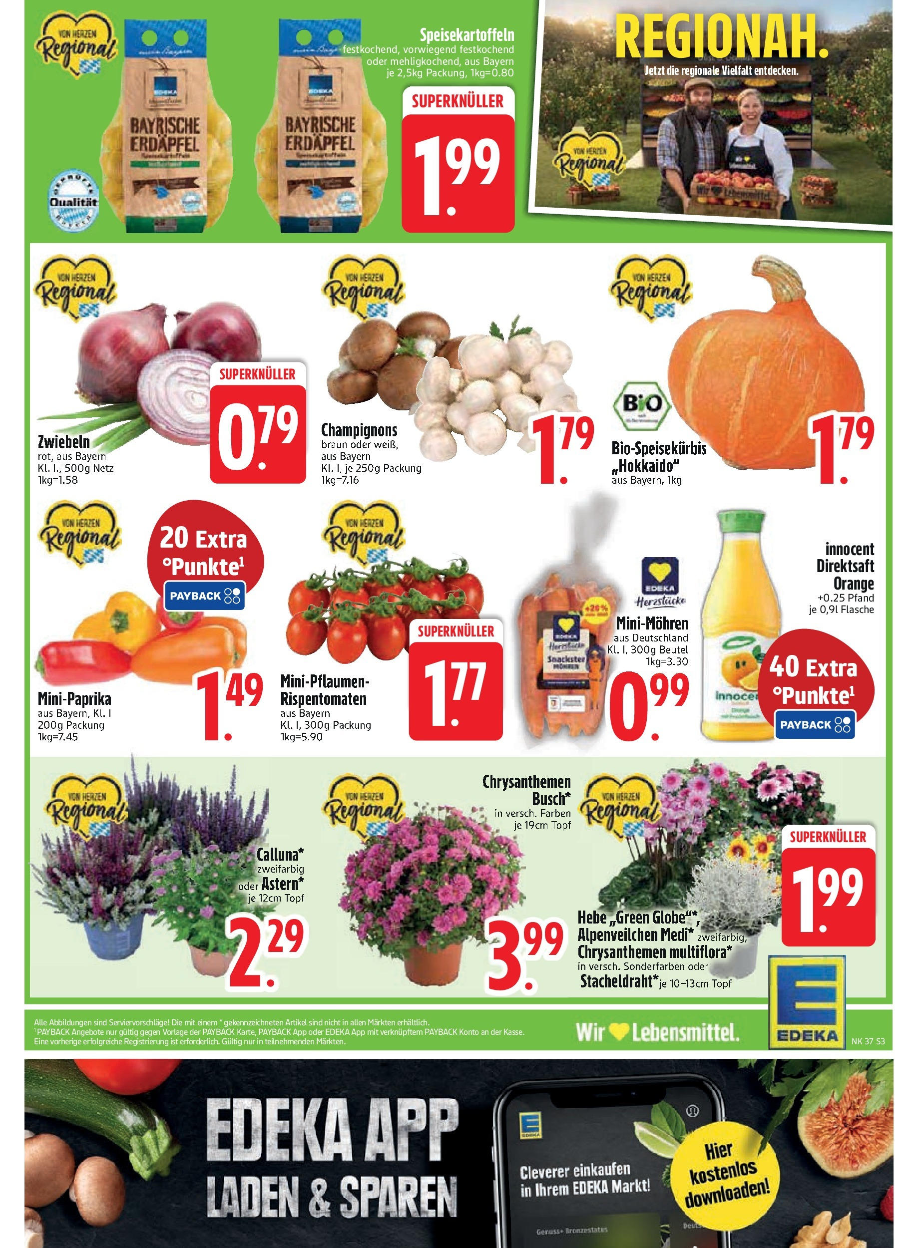 Edeka prospekt Kirchseeon (ab 07.09.2025) » Angebote Online | Seite: 5 | Produkte: Champignons, Zwiebeln Edeka prospekt Kirchseeon (ab 07.09.2025) » Angebote Online | Seite: 5 | Produkte: Champignons, Zwiebeln