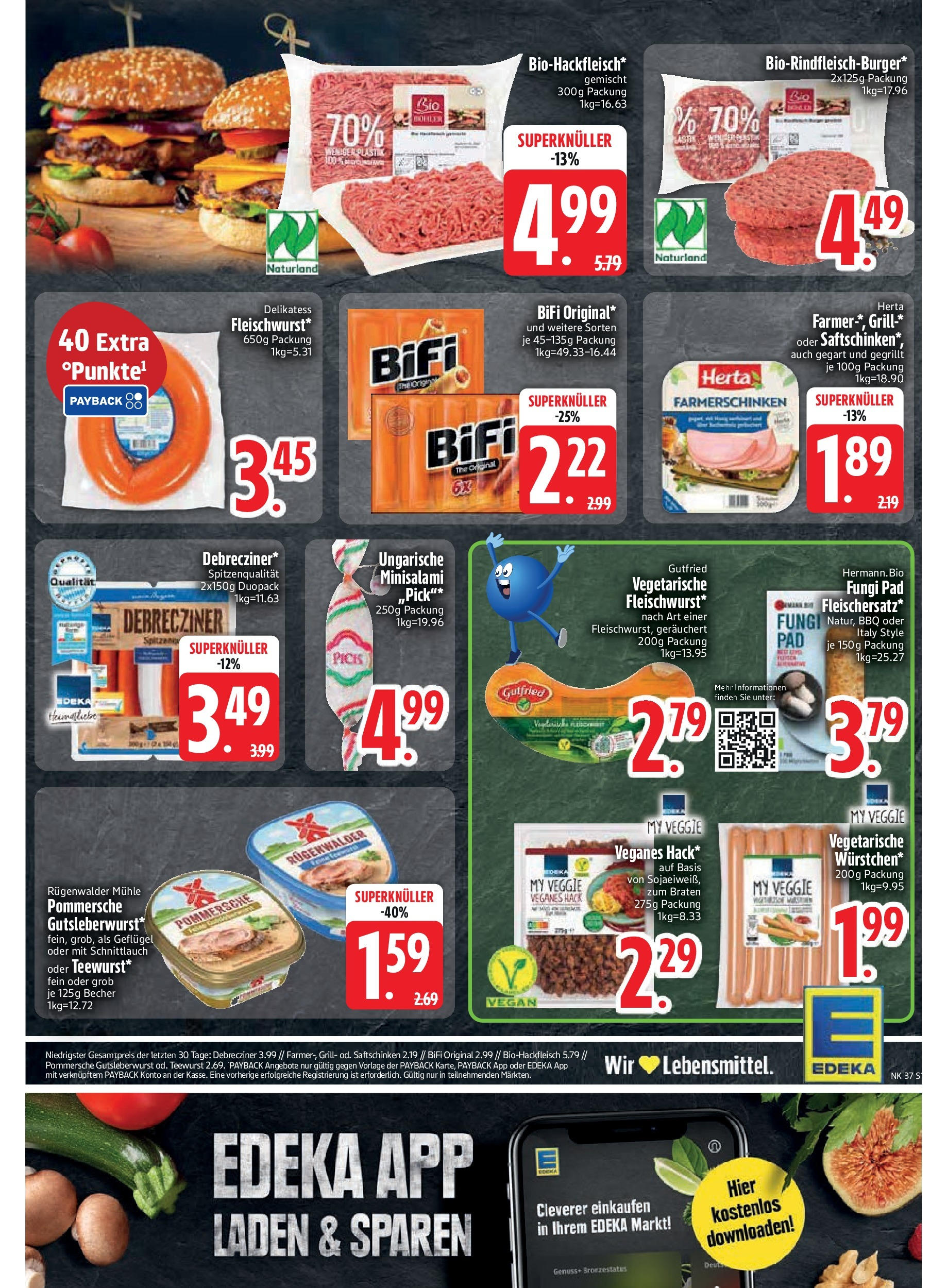Edeka prospekt Kirchseeon (ab 07.09.2025) » Angebote Online | Seite: 19 | Produkte: Mühle, Bifi, Burger, Salami Edeka prospekt Kirchseeon (ab 07.09.2025) » Angebote Online | Seite: 19 | Produkte: Mühle, Bifi, Burger, Salami