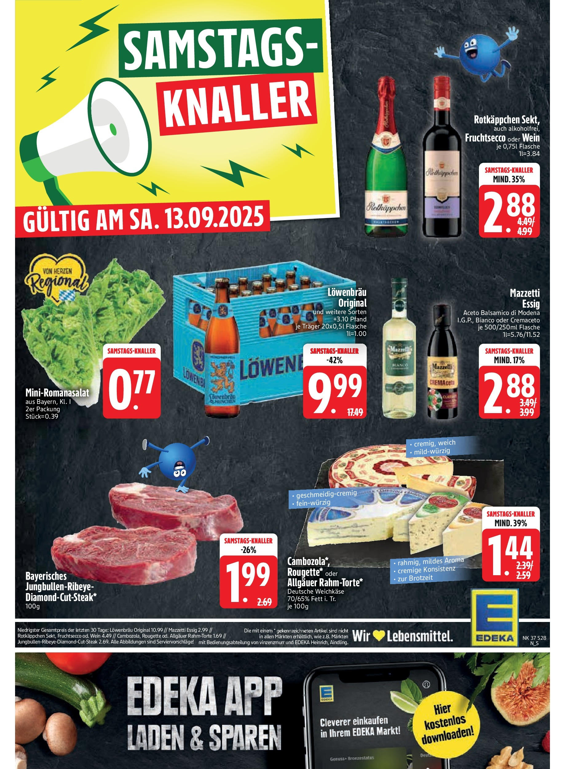 Edeka prospekt Kirchseeon (ab 07.09.2025) » Angebote Online | Seite: 30 | Produkte: Balsamico, Essig, Rotkäppchen, Wein Edeka prospekt Kirchseeon (ab 07.09.2025) » Angebote Online | Seite: 30 | Produkte: Balsamico, Essig, Rotkäppchen, Wein