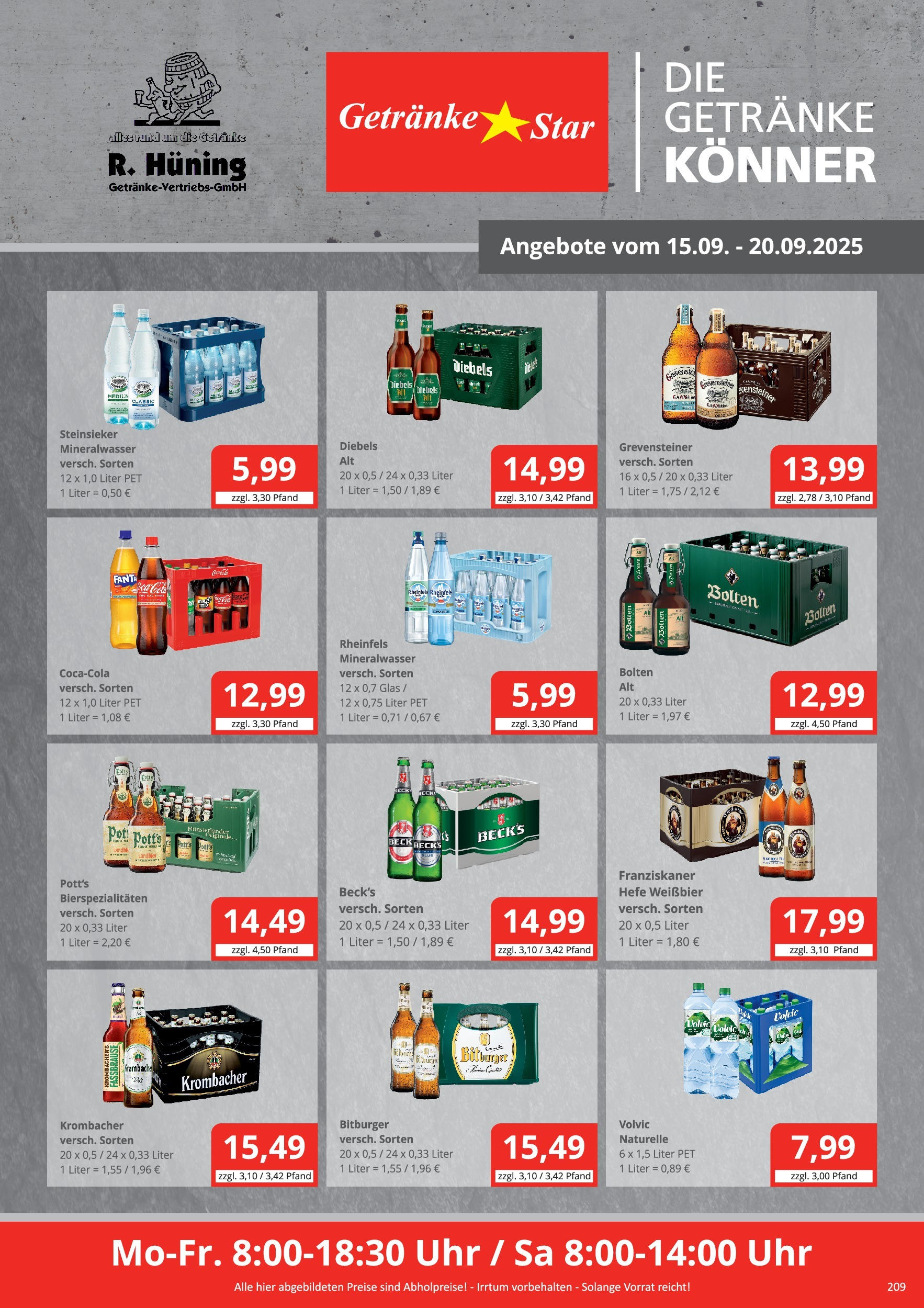 Entdecke - Getränke Star: Getränkeangebote (ab 14.09.2025) zum Blättern | Seite: 1