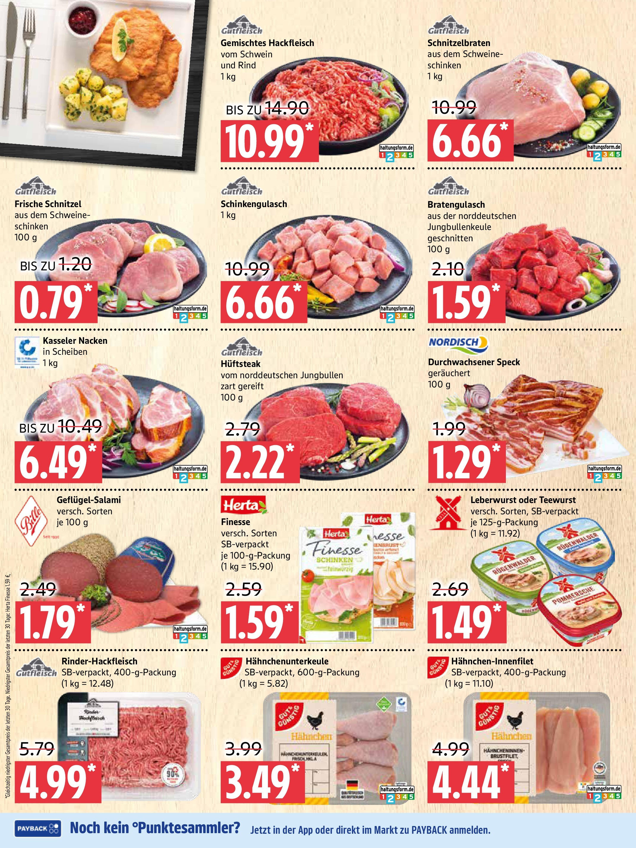 Marktkauf - Marktkauf: Wochenangebote (ab 07.09.2025) » Angebote ab Montag | Seite: 2 | Produkte: Schnitzel, Kasseler nacken, Schinken, Hackfleisch Marktkauf - Marktkauf: Wochenangebote (ab 07.09.2025) » Angebote online | Seite: 2 | Produkte: Schnitzel, Kasseler nacken, Schinken, Hackfleisch