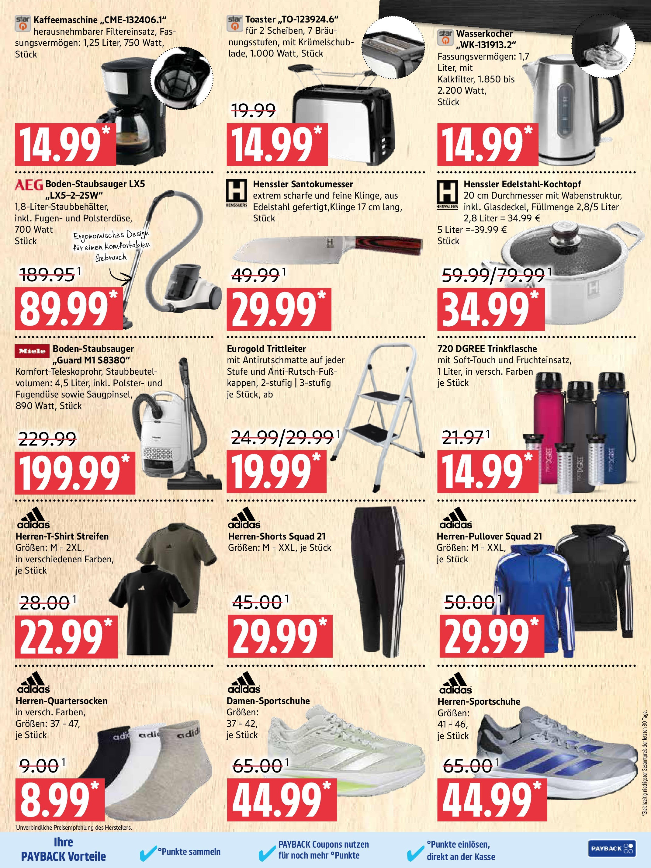 Marktkauf - Marktkauf: Wochenangebote (ab 07.09.2025) » Angebote ab Montag | Seite: 9 | Produkte: Miele, AEG, Wasserkocher, Toaster Marktkauf - Marktkauf: Wochenangebote (ab 07.09.2025) » Angebote online | Seite: 9 | Produkte: Miele, AEG, Wasserkocher, Toaster