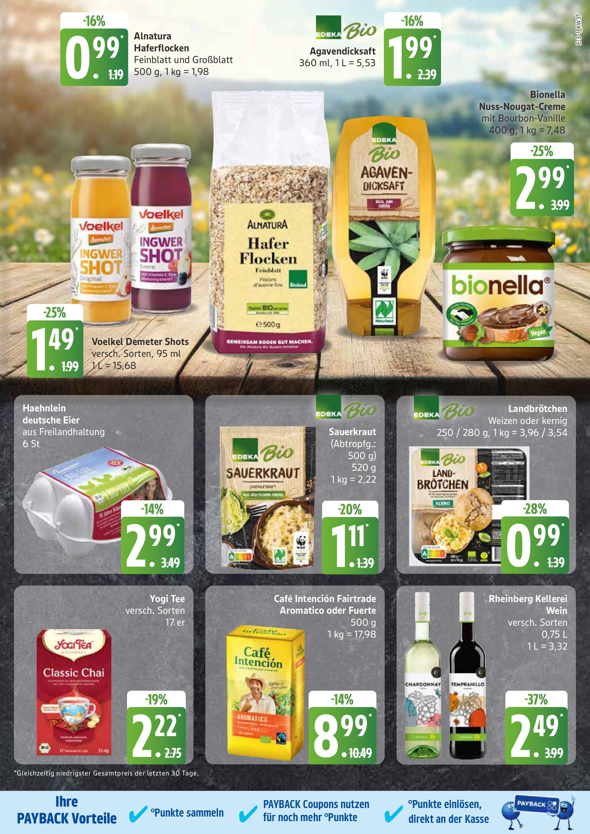 Marktkauf - Marktkauf: Wochenangebote (ab 07.09.2025) » Angebote online | Seite: 3 | Produkte: Eier, Wein, Tee, Flocken