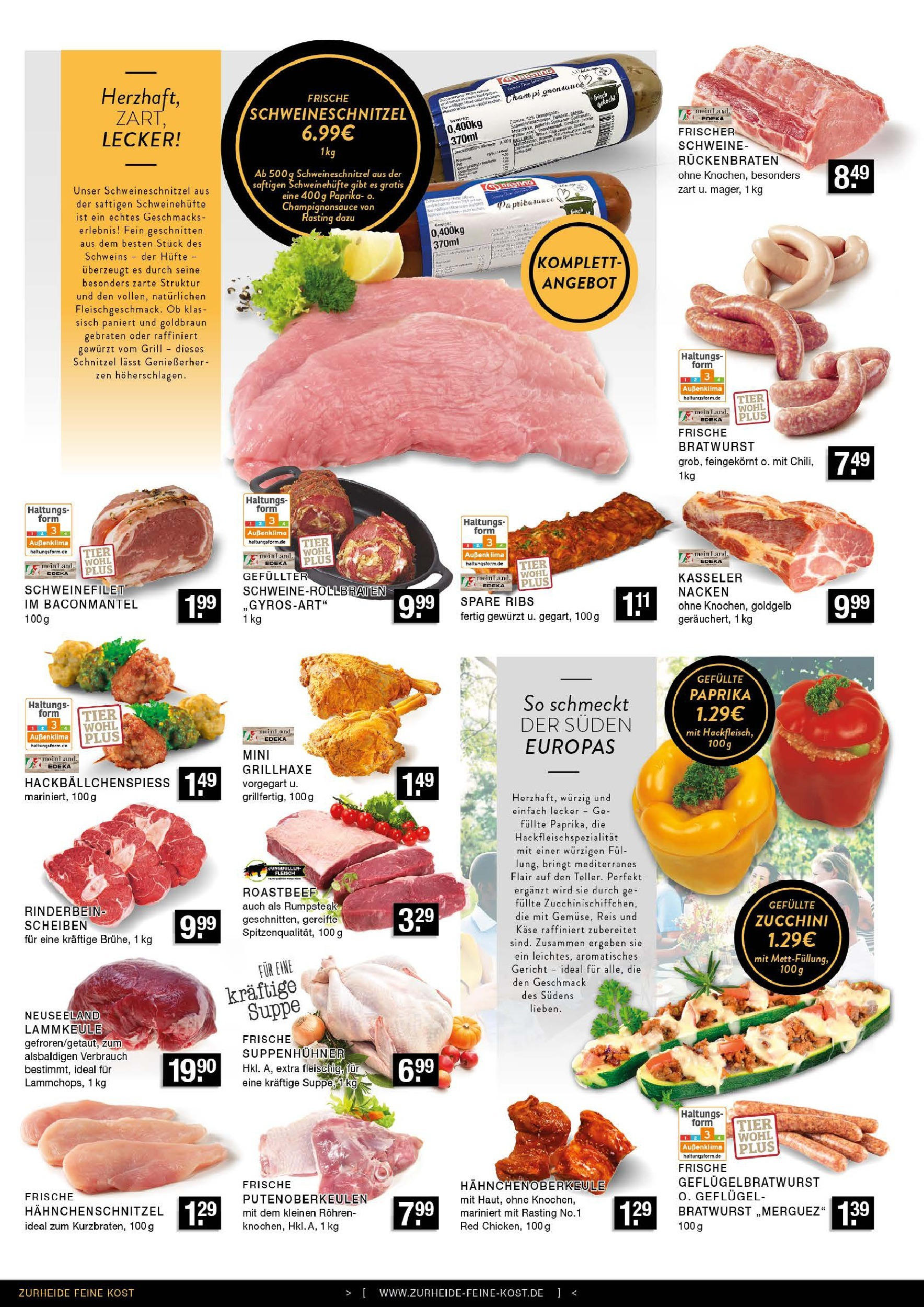 Edeka prospekt Bottrop (ab 07.09.2025) » Angebote Online | Seite: 4 | Produkte: Grill, Spare ribs, Schnitzel, Paprika Edeka prospekt Bottrop (ab 07.09.2025) » Angebote Online | Seite: 4 | Produkte: Grill, Spare ribs, Schnitzel, Paprika