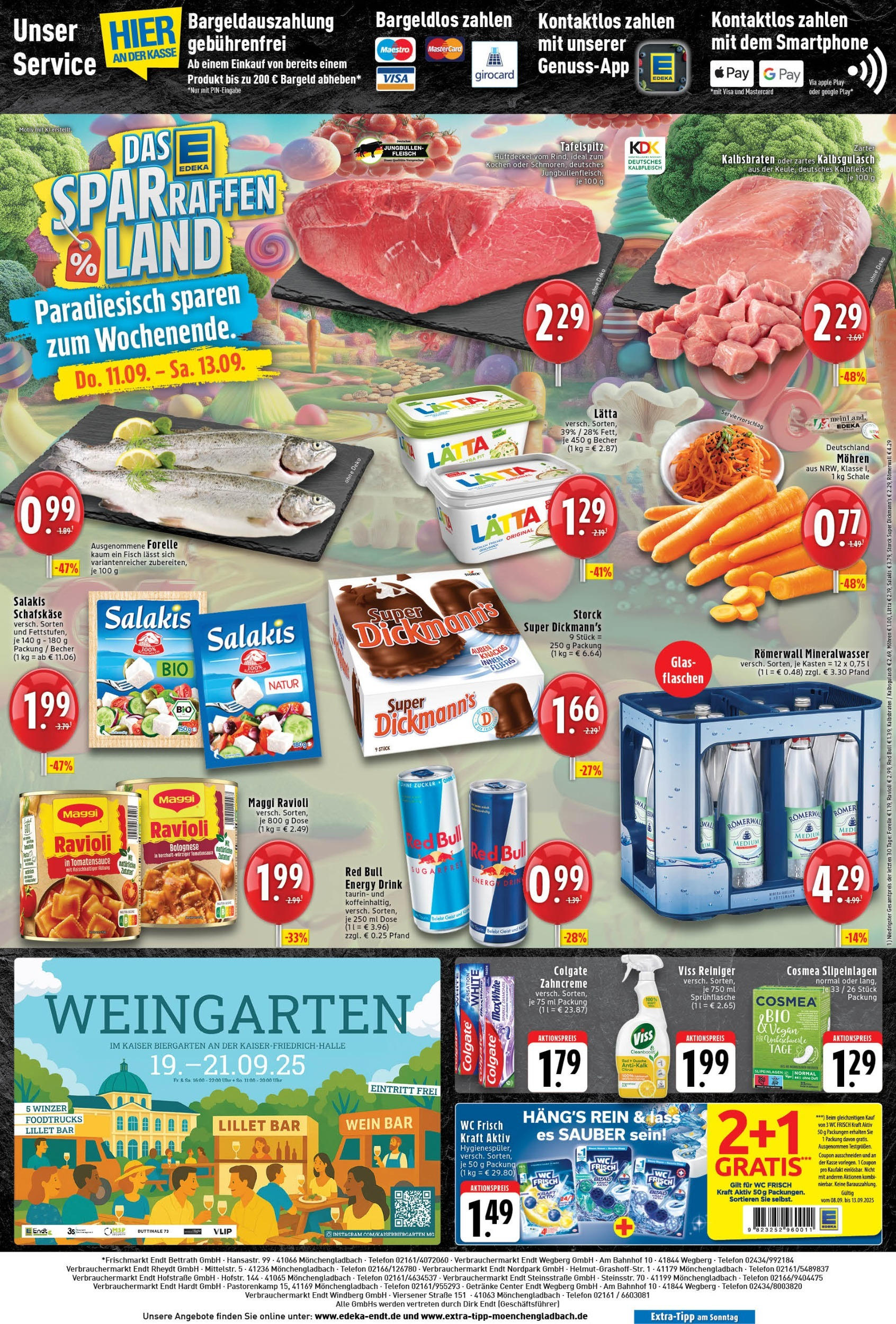 Edeka prospekt Wegberg	 (ab 07.09.2025) » Angebote Online | Seite: 8 | Produkte: Maggi, Mineralwasser, Fisch, Salakis