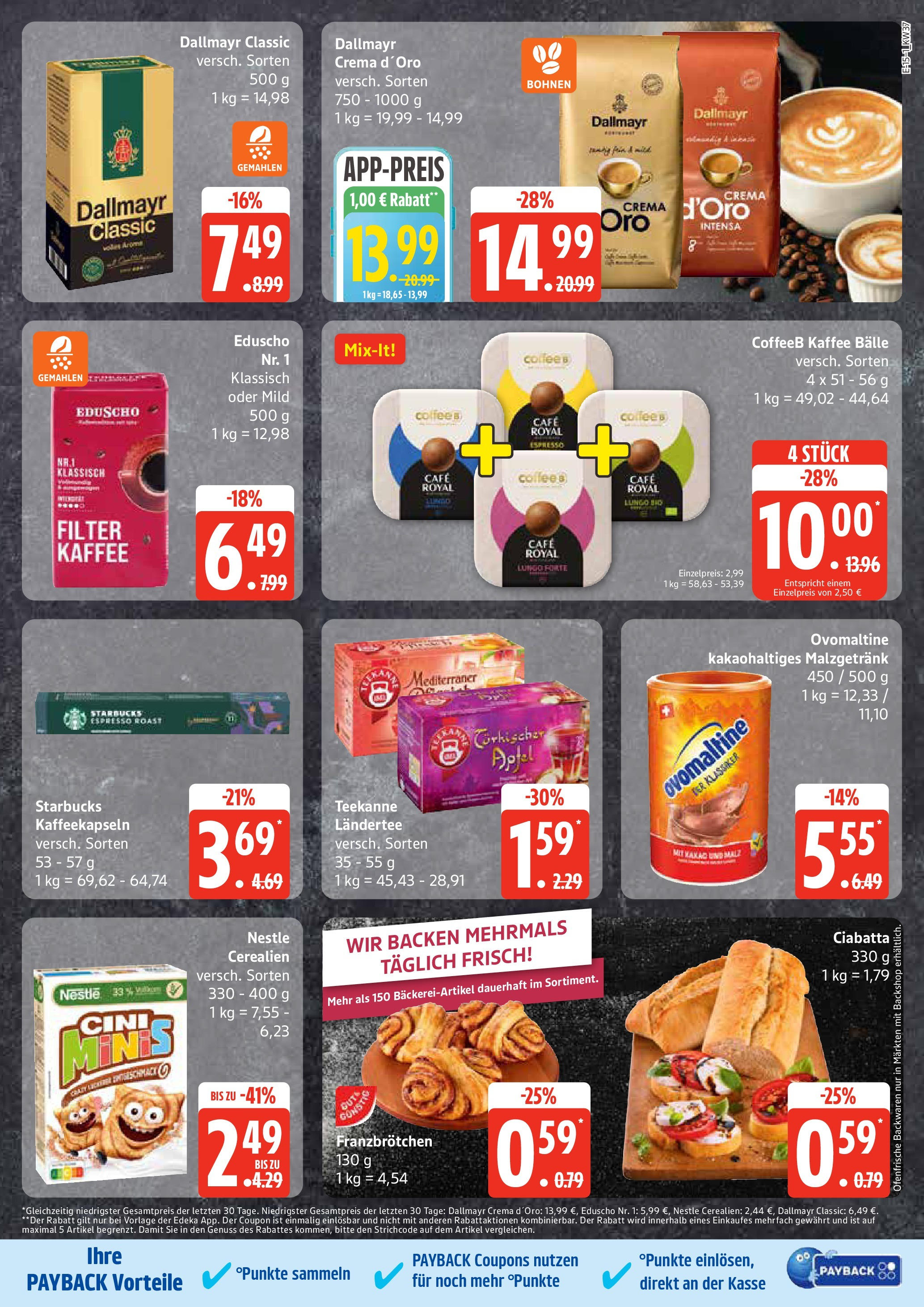 Marktkauf - Marktkauf: Wochenangebote (ab 07.09.2025) » Angebote online | Seite: 15 | Produkte: Kaffee, Äpfel, Teekanne, Eduscho