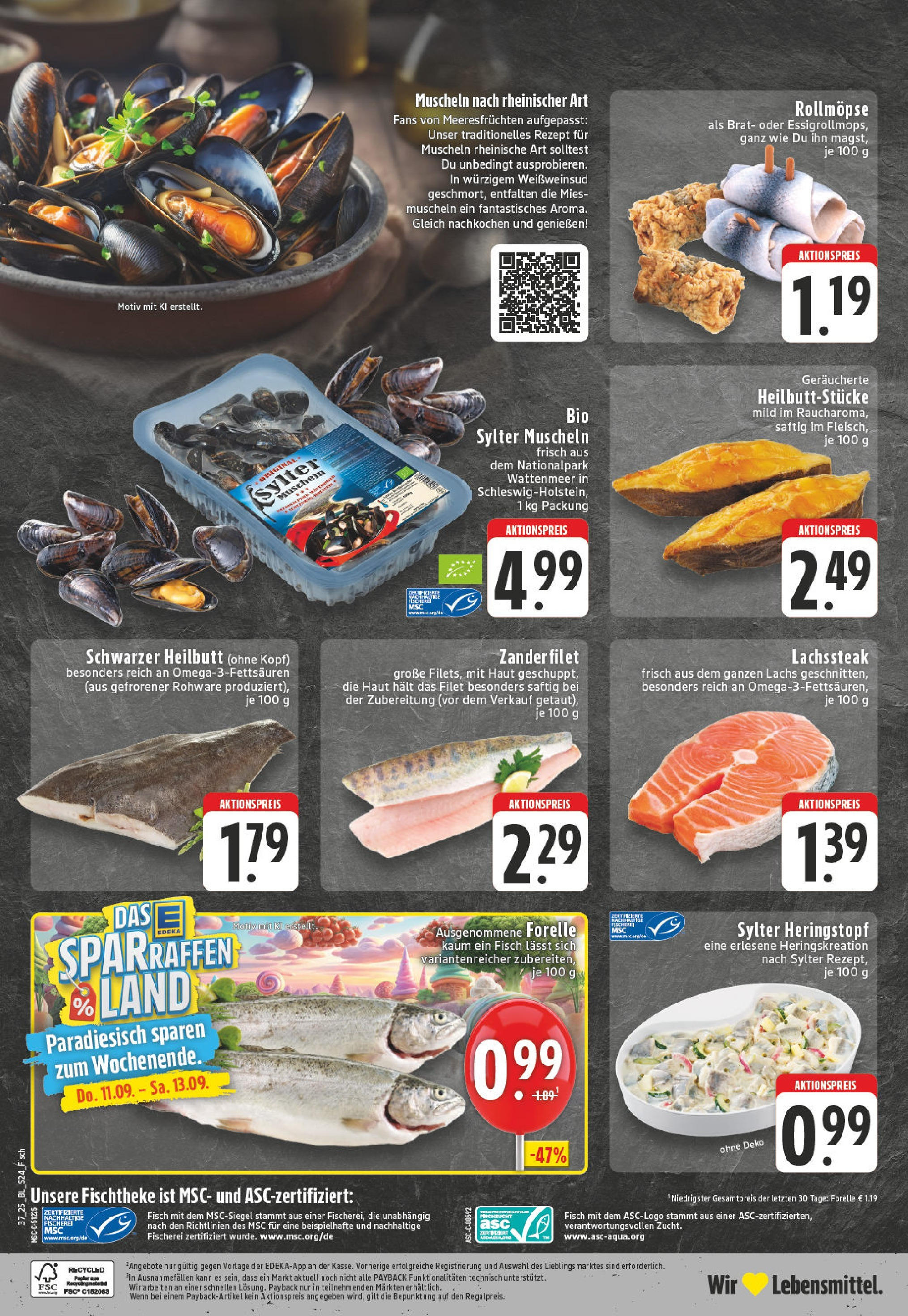 Edeka prospekt Hagen-Eppenhausen (ab 07.09.2025) » Angebote Online | Seite: 24 | Produkte: Fisch, Lachs, Steak Edeka prospekt Hagen-Eppenhausen (ab 07.09.2025) » Angebote Online | Seite: 24 | Produkte: Fisch, Lachs, Steak