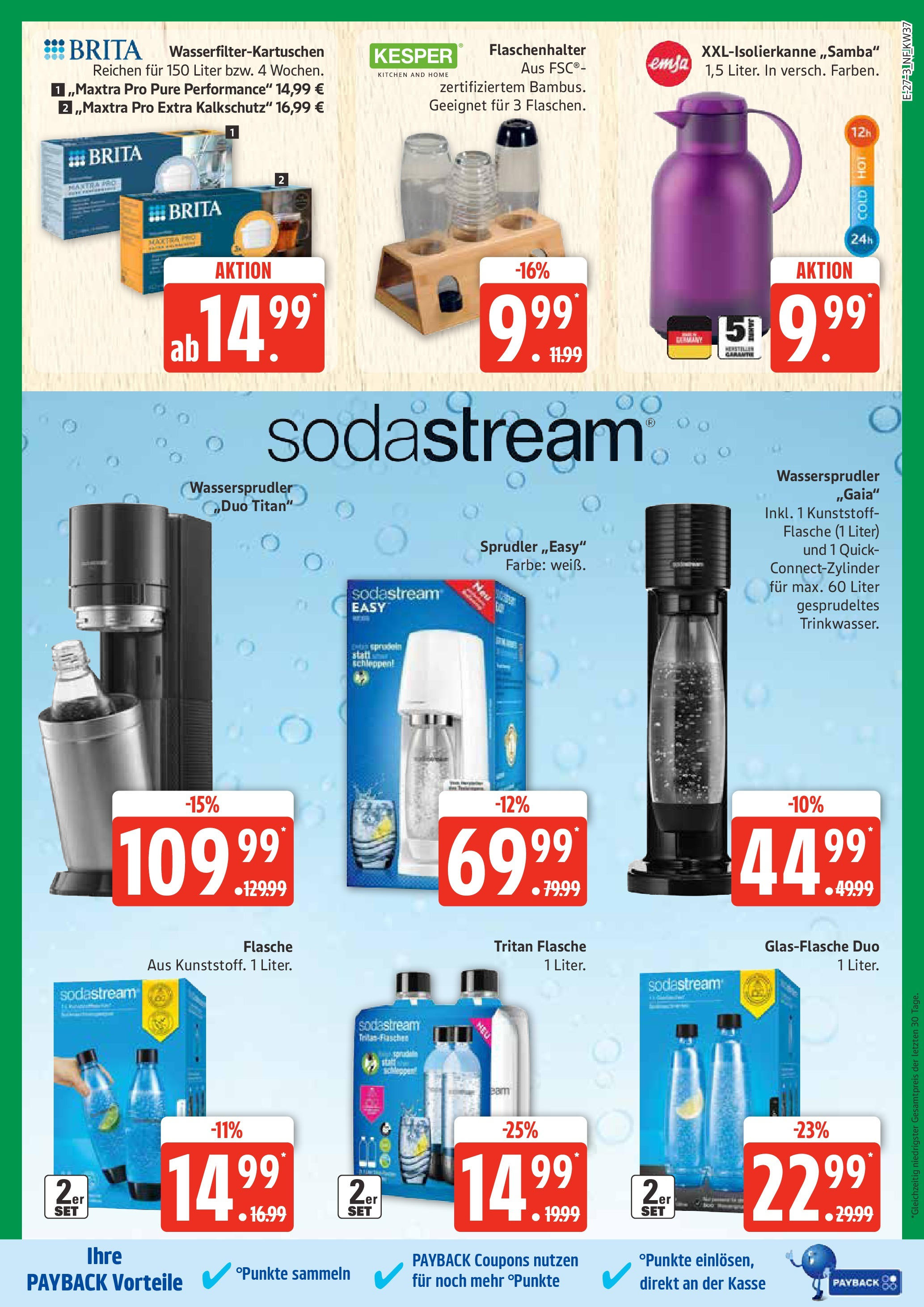 Marktkauf - Marktkauf: Wochenangebote (ab 07.09.2025) » Angebote ab Montag | Seite: 27 | Produkte: Sodastream Marktkauf - Marktkauf: Wochenangebote (ab 07.09.2025) » Angebote online | Seite: 27 | Produkte: Sodastream